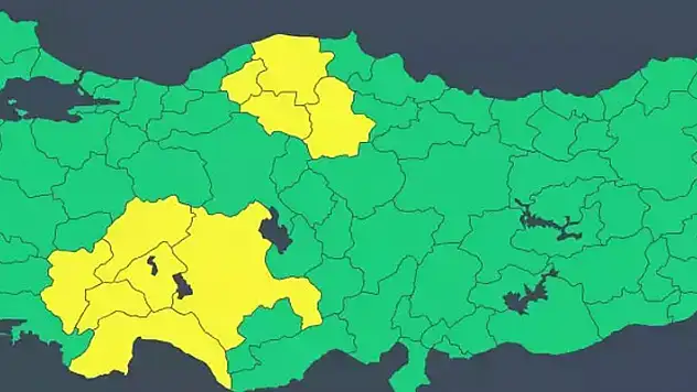 Meteoroloji'den Konya dahil 10 kente sarı kodlu uyarı!