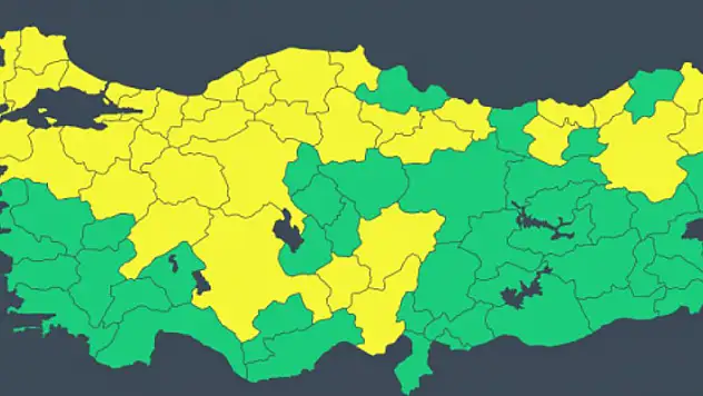 Meteoroloji, Konya dahil  37 ili 'sarı' kod ile uyardı
