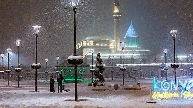 Meteoroloji Konya'yı uyardı - Kar yağışı devam edecek!
