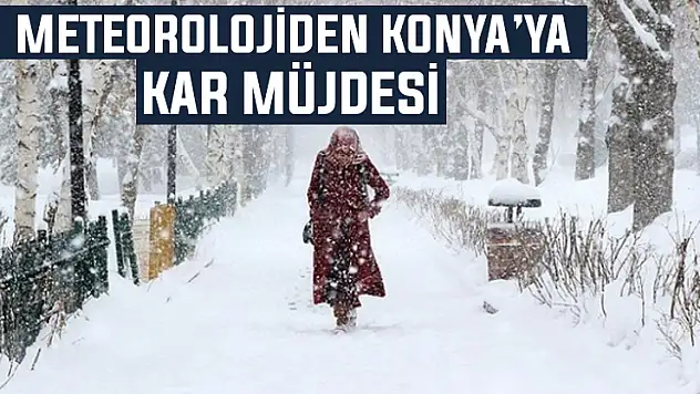 Meteoroloji Konya'yı sarı kodla uyardı! Kuvvetli kar yağışları geliyor