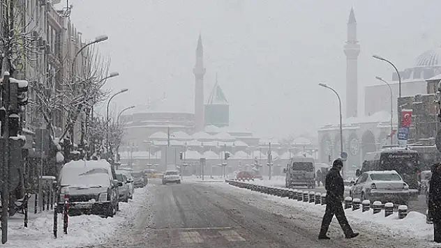 Meteoroloji tarih verdi, Konya'ya yoğun kar geliyor!