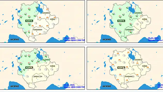 Meteorolojiden Konya'ya sağanak uyarısı