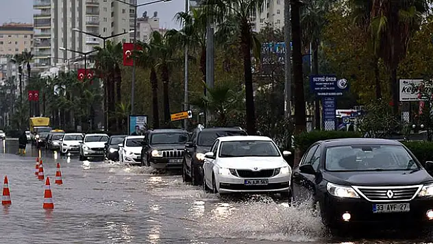Meteorolojiden Mersin için kırmızı kodlu uyarı
