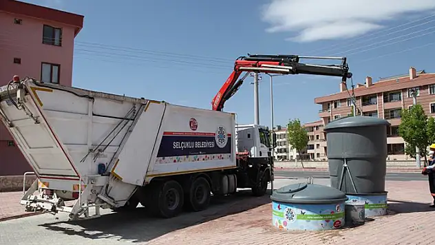 MEVKA'dan Selçuklu'da Atık Toplama Sistemine destek
