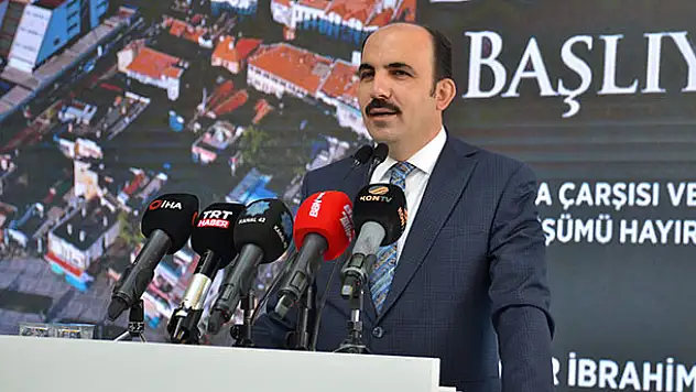 Mevlana Çarşısı ve Altın Çarşı Dönüşüm Projesi'nde yıkıma başlandı