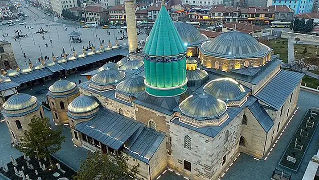 Mevlana Müzesi yılın ilk 7 ayında 1 milyon 174 bin 571 ziyaretçi ağırladı