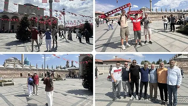 Mevlana Müzesi'nde milli maç yoğunluğu