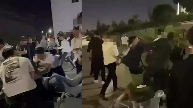 Mezuniyet töreni kabusa dönüştü! Sandalyeler havada uçuştu
