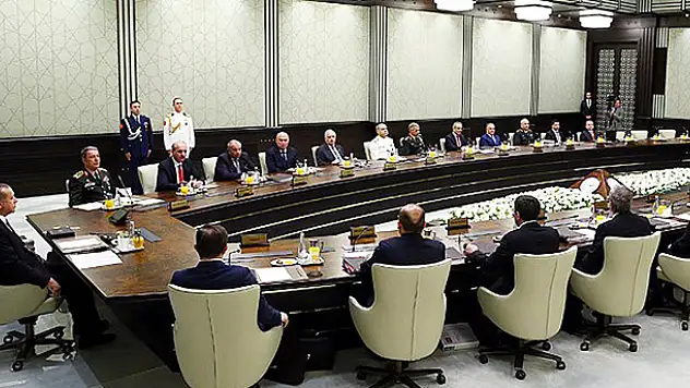 MGK toplantısı sona erdi