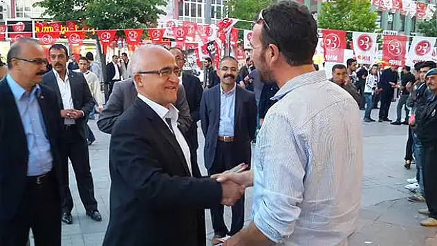 MHP adayı Gönen seçim çalışmalarını sürdürüyor