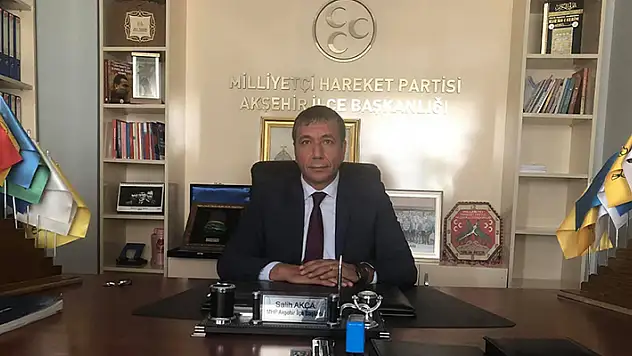MHP Akşehir İlçe Başkanı Akça, görevinden istifa etti
