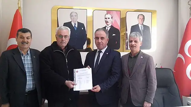 MHP Beyşehir İlçe Başkanlığı'na Nazım Parla getirildi