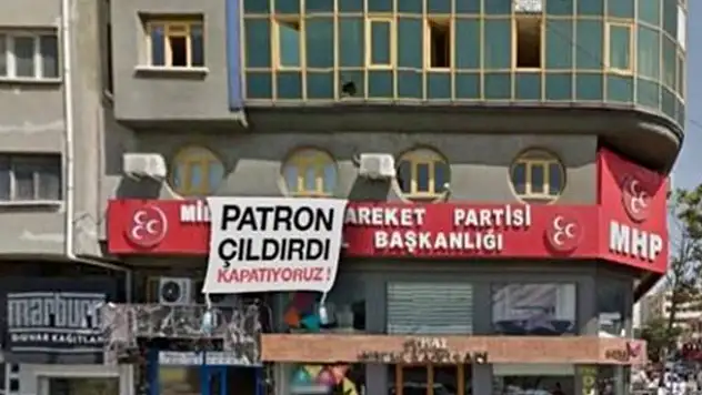 MHP'de teşkilat kapatmalarına caps'li yorum