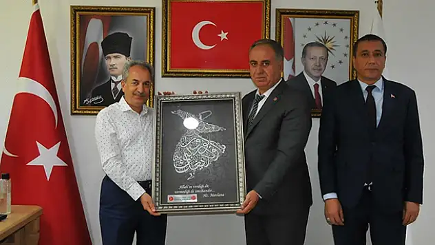 MHP'den Başkan Akkaya'ya ziyaret