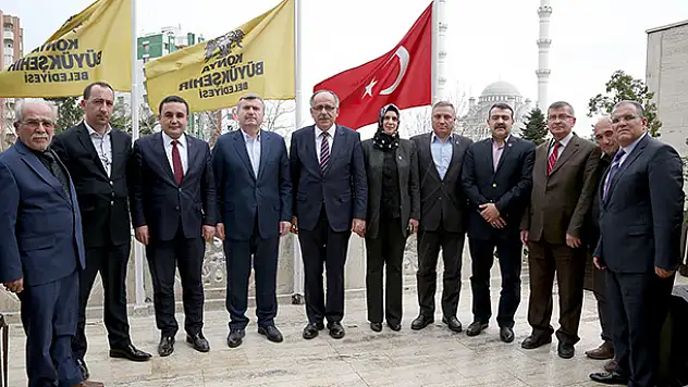MHP heyetinden, Başkan Akyürek'e ziyaret
