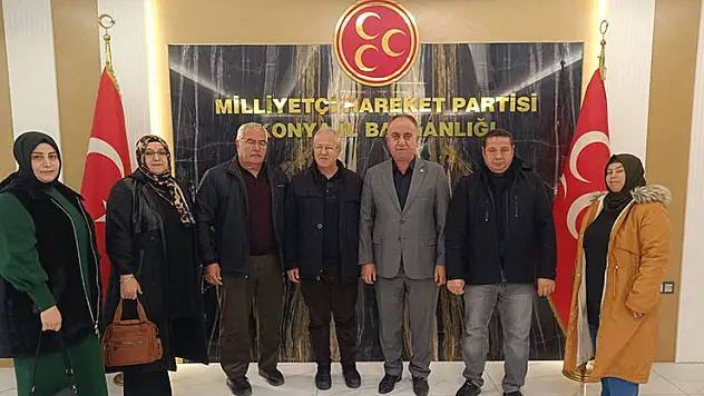 MHP Konya'ya Görmeyenler Derneğinden ziyaret