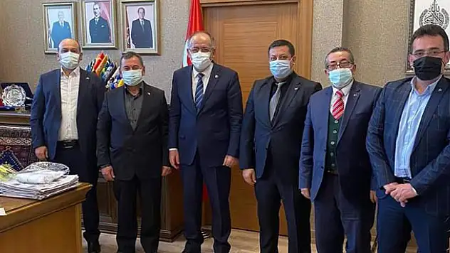 MHP Kulu İlçe Yönetimi, Genel Başkan Yardımcısı Mustafa Kalaycı'yı ziyaret etti