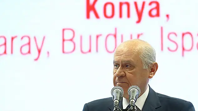 MHP Lideri Bahçeli Konya'da