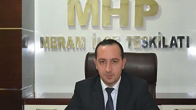 MHP Meram'da belediye başkan adayını geri çekti