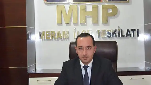 MHP Meram İlçe Başkanı İbrahim Ay görevinden ayrıldığını duyurdu