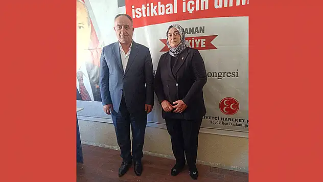 MHP'de o ilçeye kadın başkan atandı