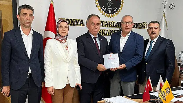MHP'den Konya Muhtarlar Derneği'ne ziyaret