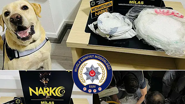 Milas'ta 'Çiko' ile düzenlenen uyuşturucu operasyonunda 4 gözaltı
