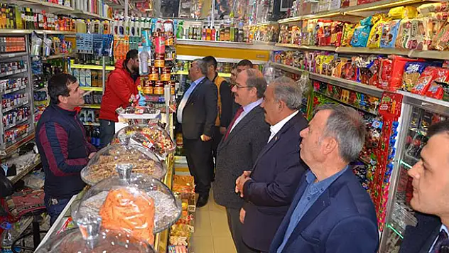 Milletvekili Etyemez esnaf ziyaretinde