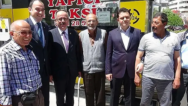 Milletvekili Kalaycı'dan taksici esnafına ziyaret