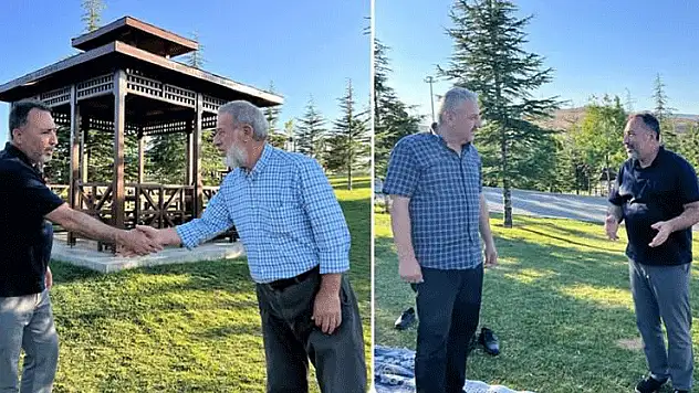 Milletvekili Özer, Sille Seyir Tepesi'nde vatandaşlara buluştu