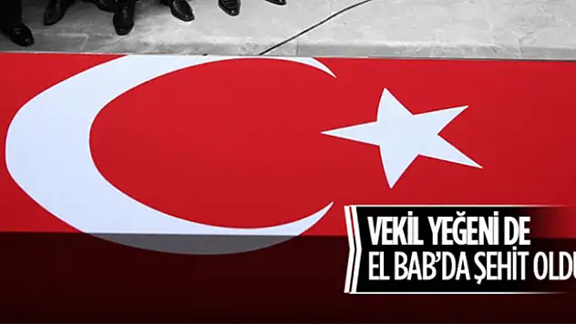 Milletvekilinin yeğeni El Bab'da şehit oldu