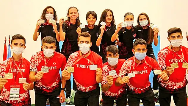 Milli atletler birinci oldu