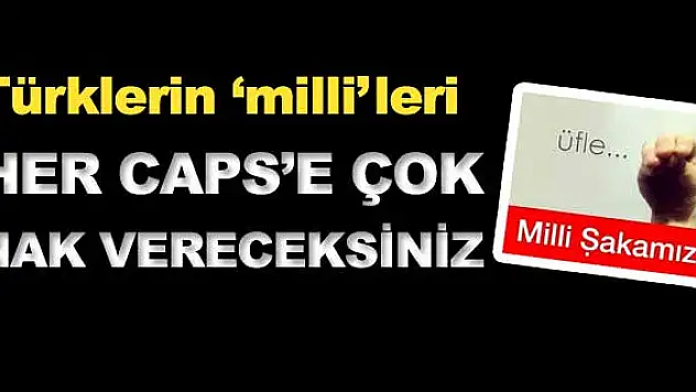 Milli değerlerimizin temsil edildiği capsler