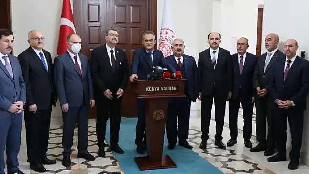 Milli Eğitim Bakanı Özer'den, Konya'ya 20 yeni okul müjdesi
