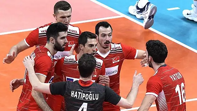 Milli Erkek Voleybol Takımı, Cezayir'i 3-0 yendi
