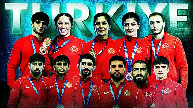 Milli güreşçilerden 23 Yaş Altı Dünya Şampiyonası'nda tarihi başarı
