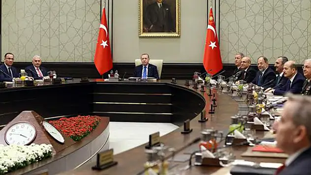 Milli Güvenlik Kurulu bildirisi açıklandı