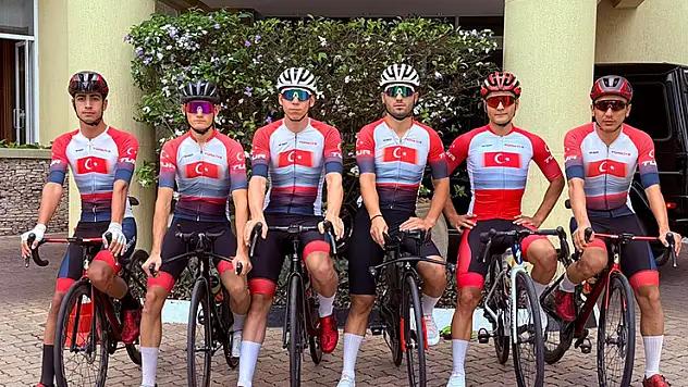 Milli pedallar Ruanda'da ter döküyor