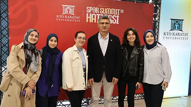 Milli sporcular, Konyalı gençlerle bir araya geldi