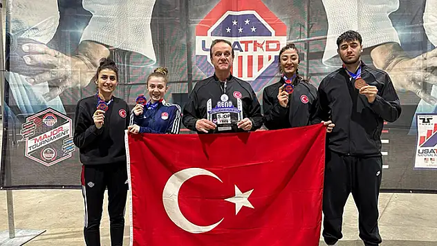 Milli tekvandocular ABD Açık'ta takım halinde üçüncü oldu
