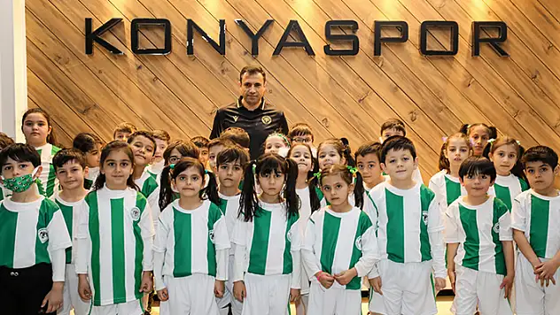 Minik taraftarlar ağırlandı
