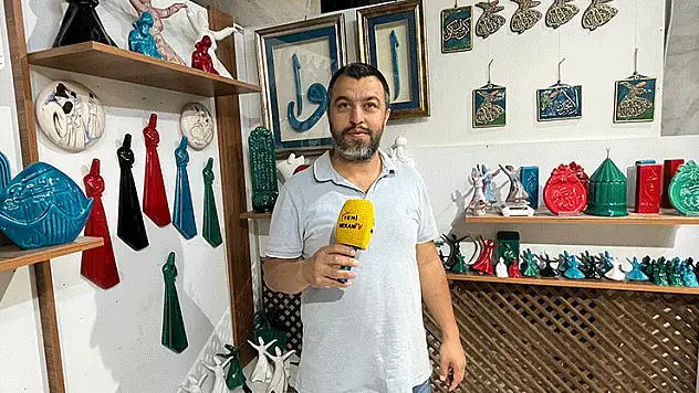 Mistik müziğin ruhunu seramiğe yansıtıyor