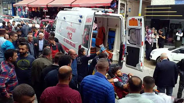 Motosiklet sürücüsünün ayağının koptuğu kazanın görüntüleri ortaya çıktı