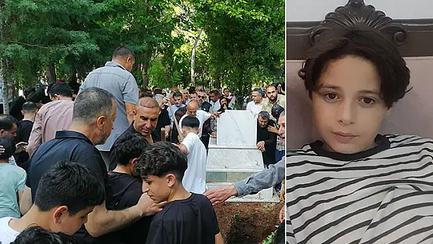 Motosikletin çarpması sonucu hayatını kaybeden 12 yaşındaki çocuk toprağa verildi