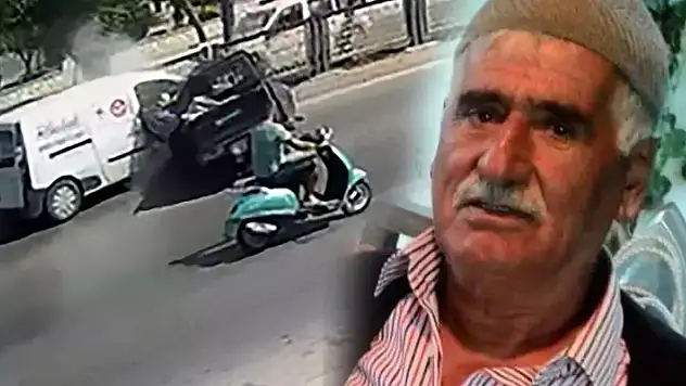 Motosikletin gaz kolu takılı kaldı! Yaşlı adam feci şekilde can verdi
