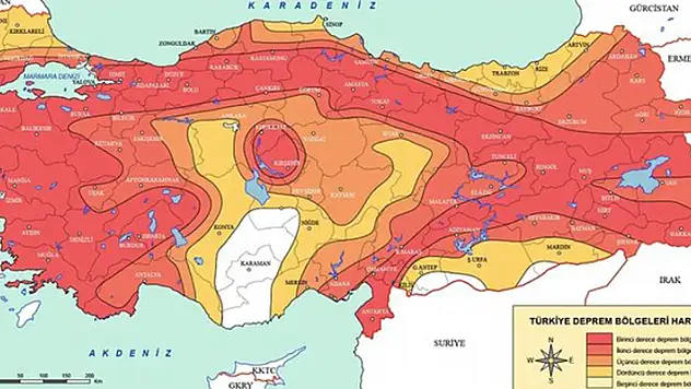 MTA diri fay hattı haritasını açıkladı! Konya'da 4 ilçe risk taşıyor
