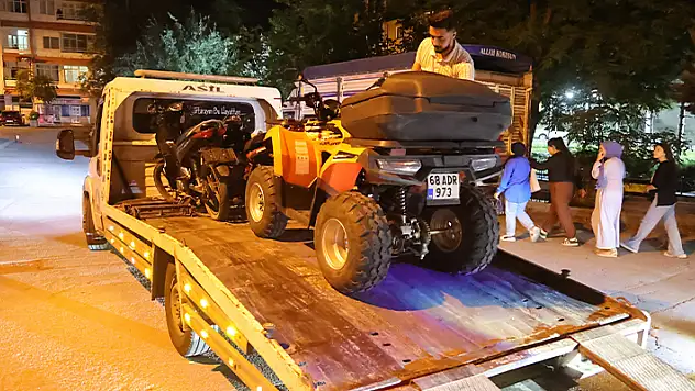 Muayenesiz ATV'yi ehliyetsiz kullanan sürücüye 27 bin TL ceza
