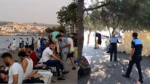 Mudanya Belediyesi Suriyelileri sahilden uzaklaştırdı