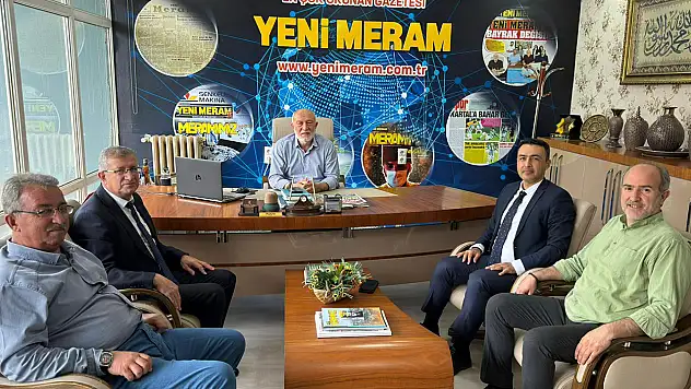 Müdür Karabulut ve Parlak'tan Yeni Meram'a ziyaret