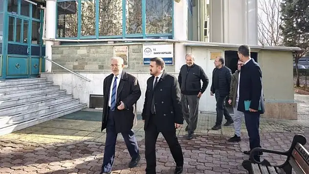 Müftü Taş, gençlik merkezi alanında incelemelerde bulundu